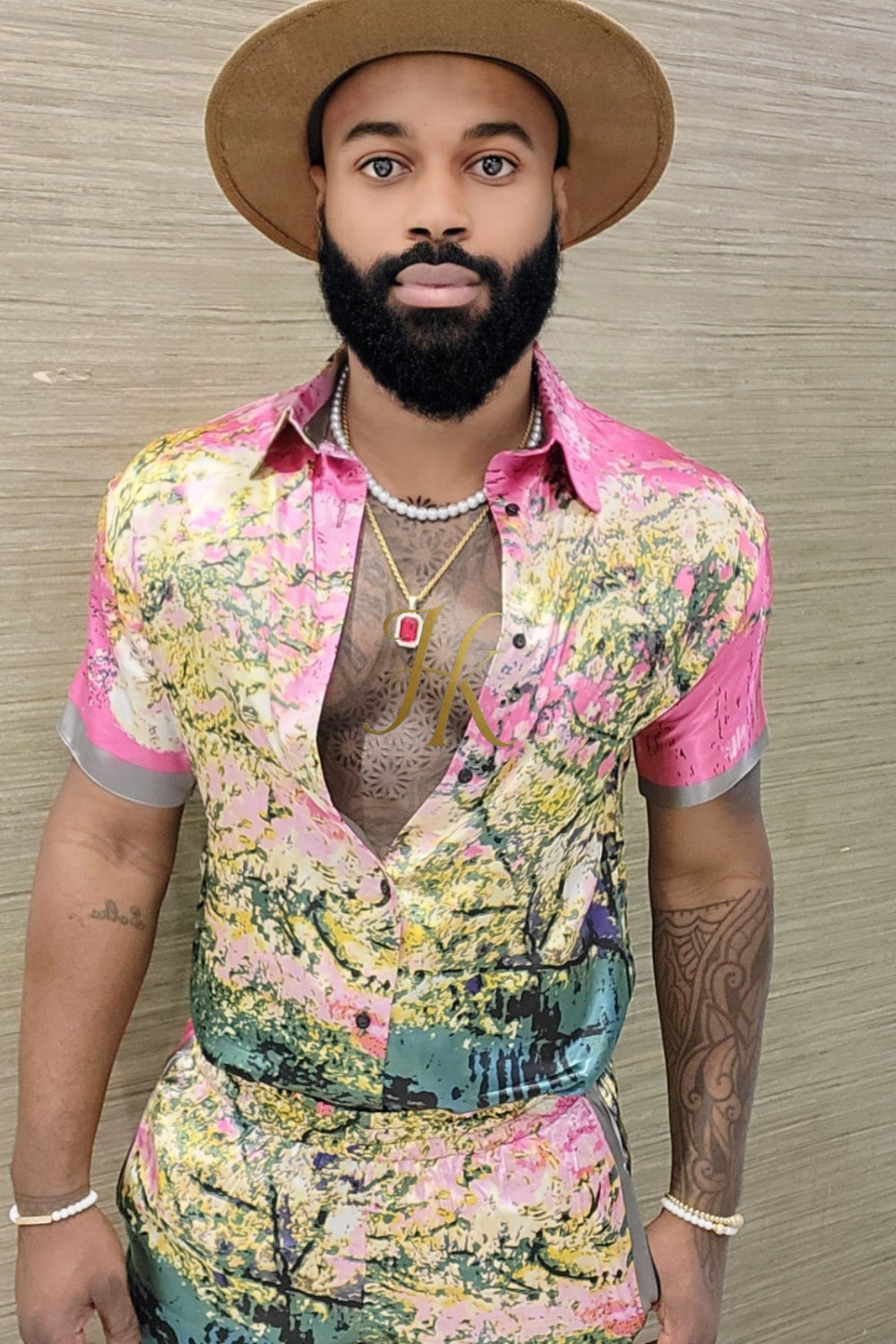 Summer Mens Barroco Silk Sets