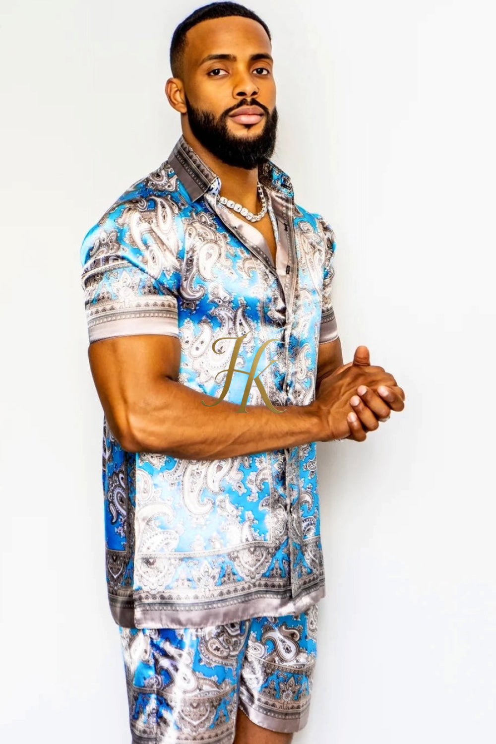 Designer Barocco Silk Set