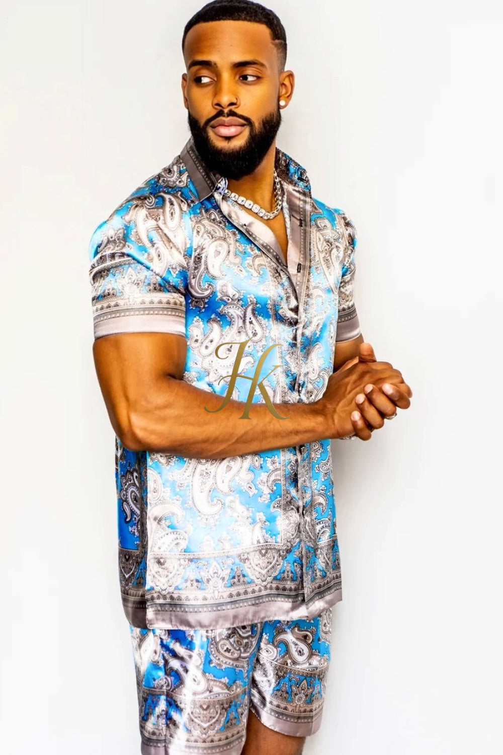Designer Barocco Silk Set
