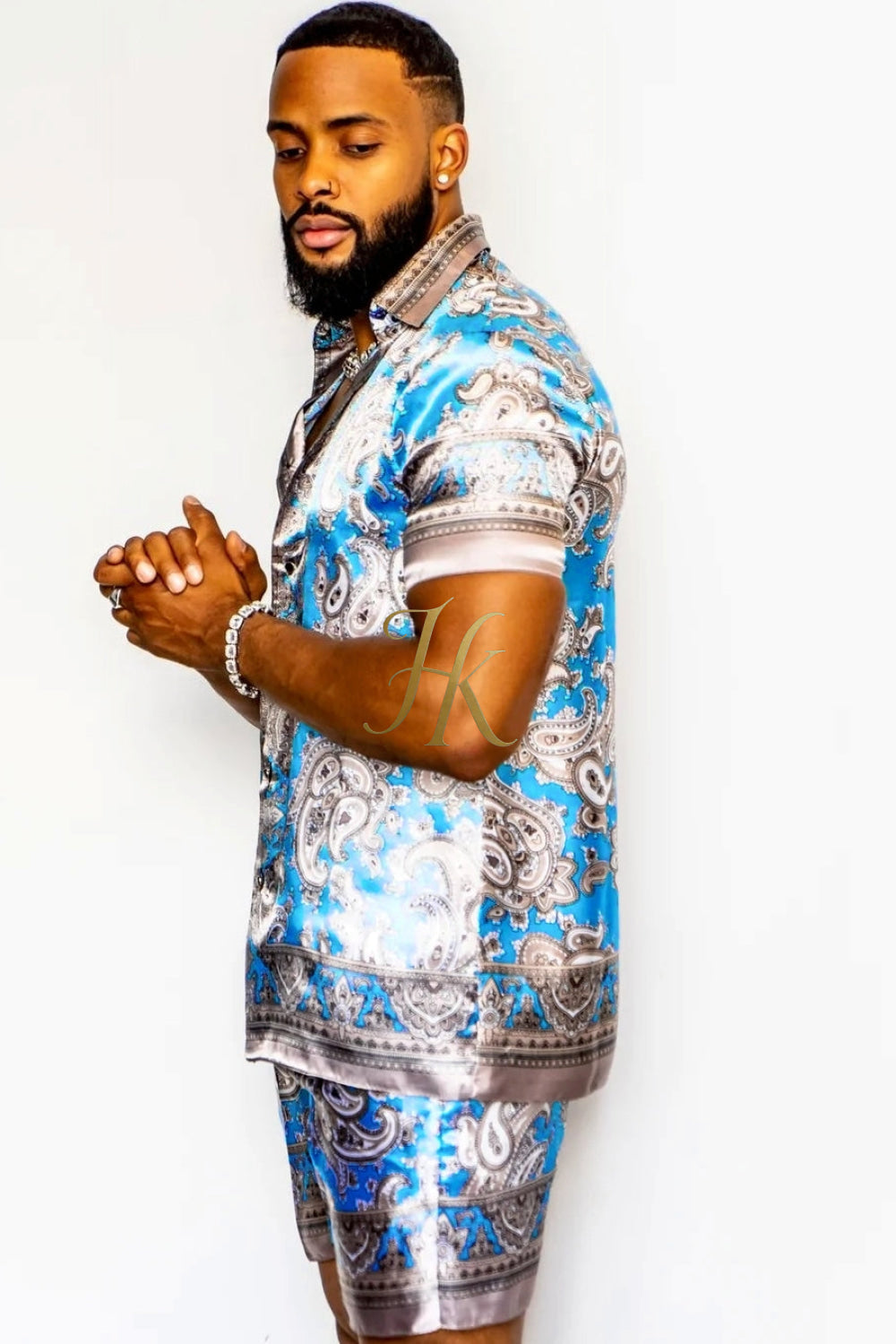 Designer Barocco Silk Set