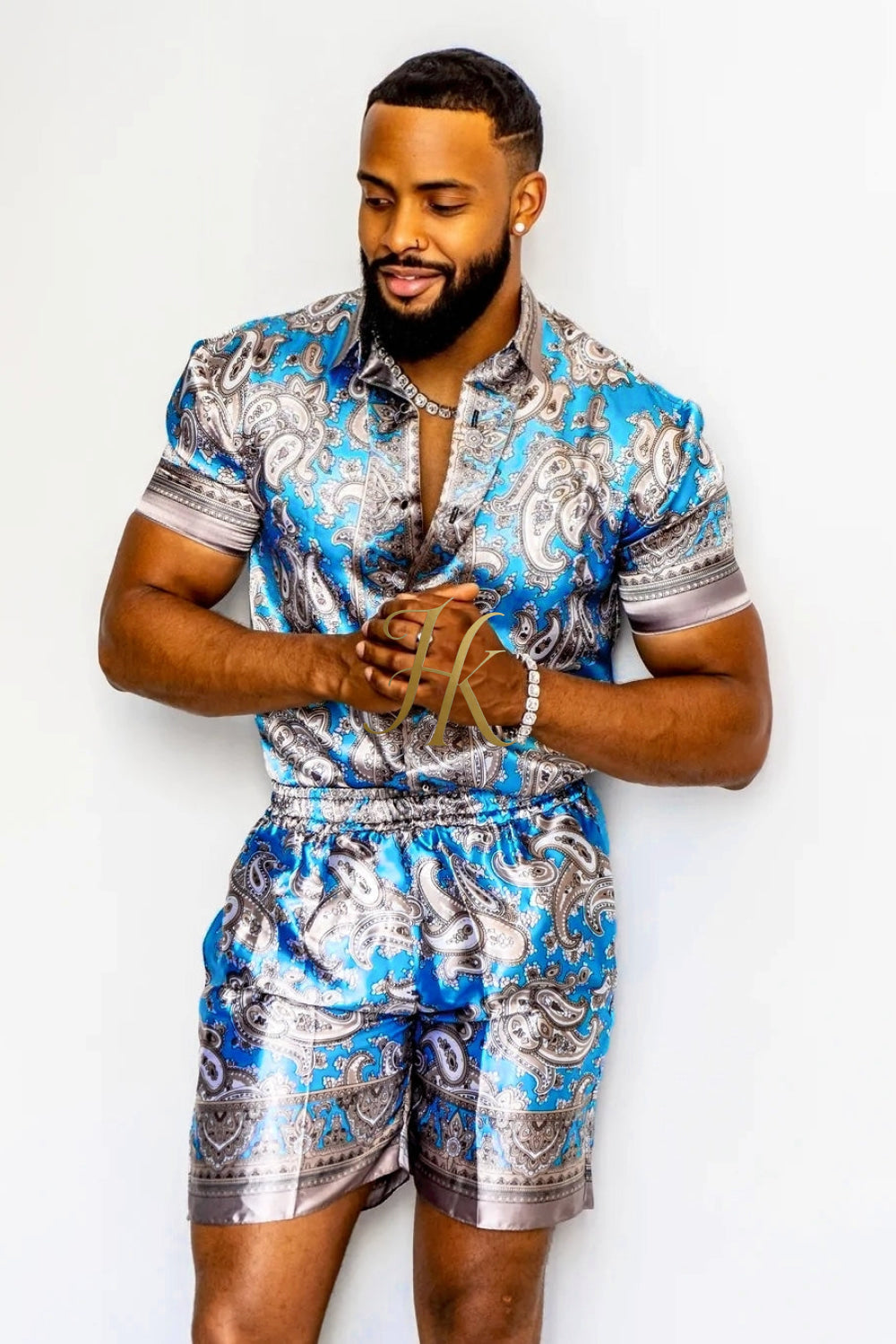 Designer Barocco Silk Set