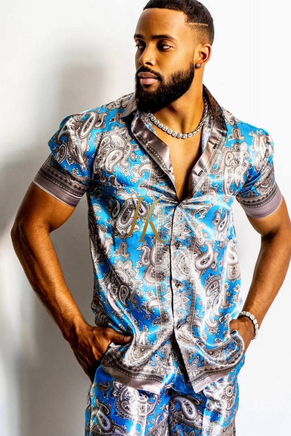 Designer Barocco Silk Set