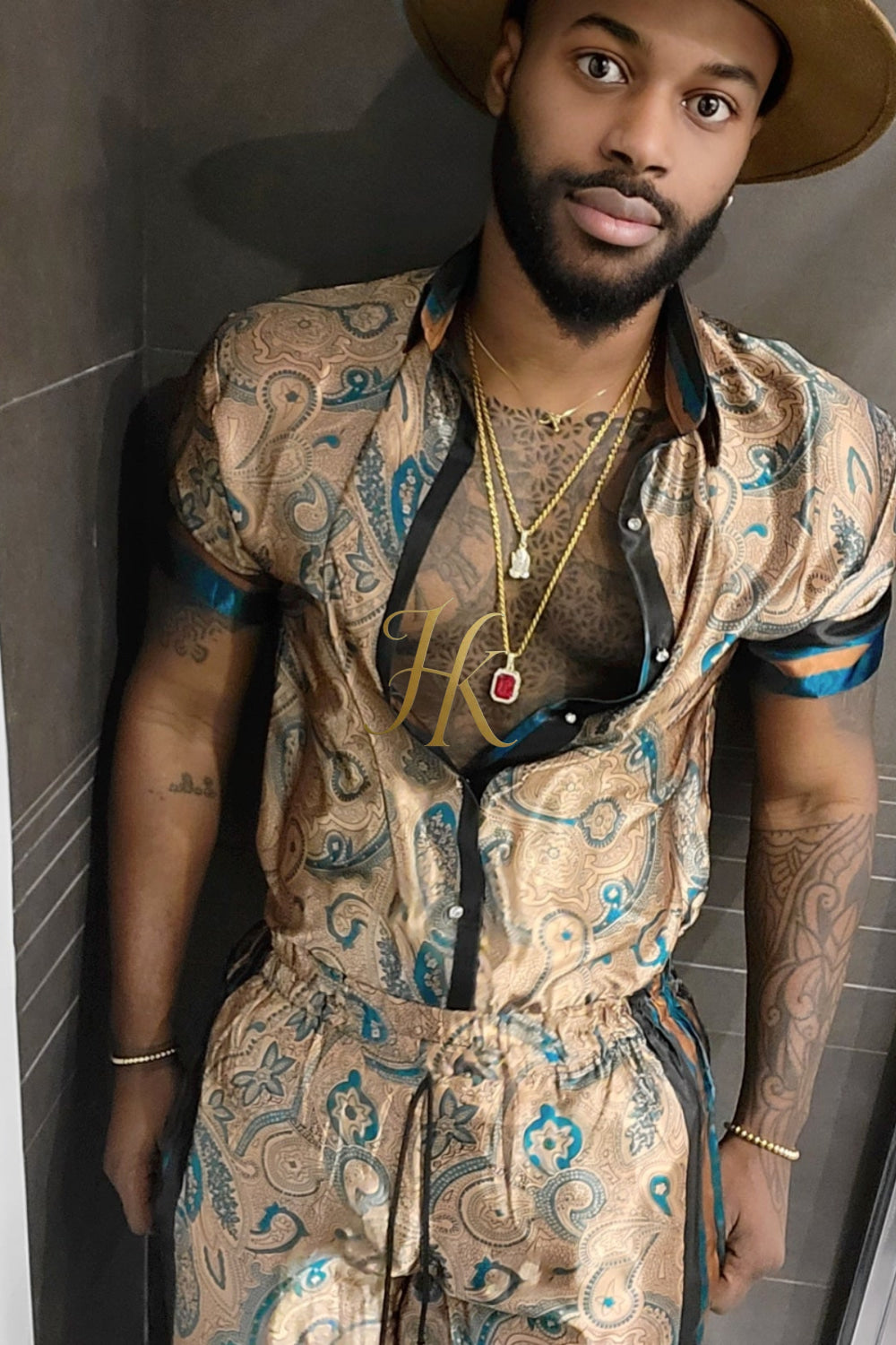 Luxury Mens Kayib Designer Matching Sets