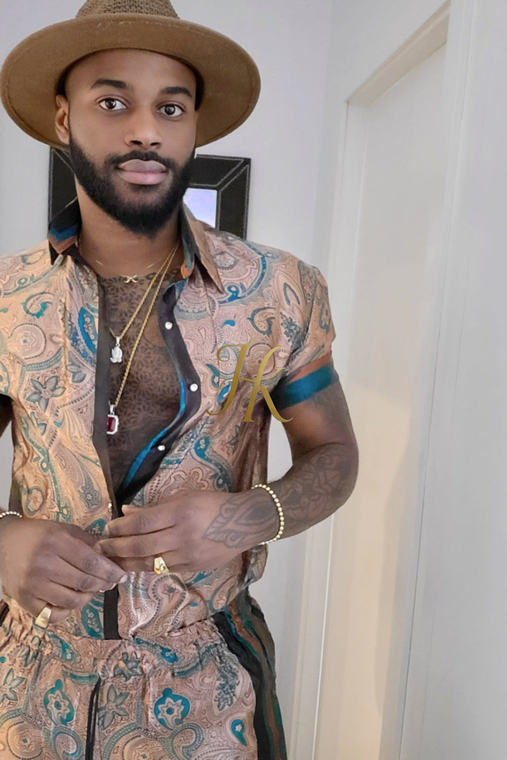 Luxury Mens Kayib Designer Matching Sets