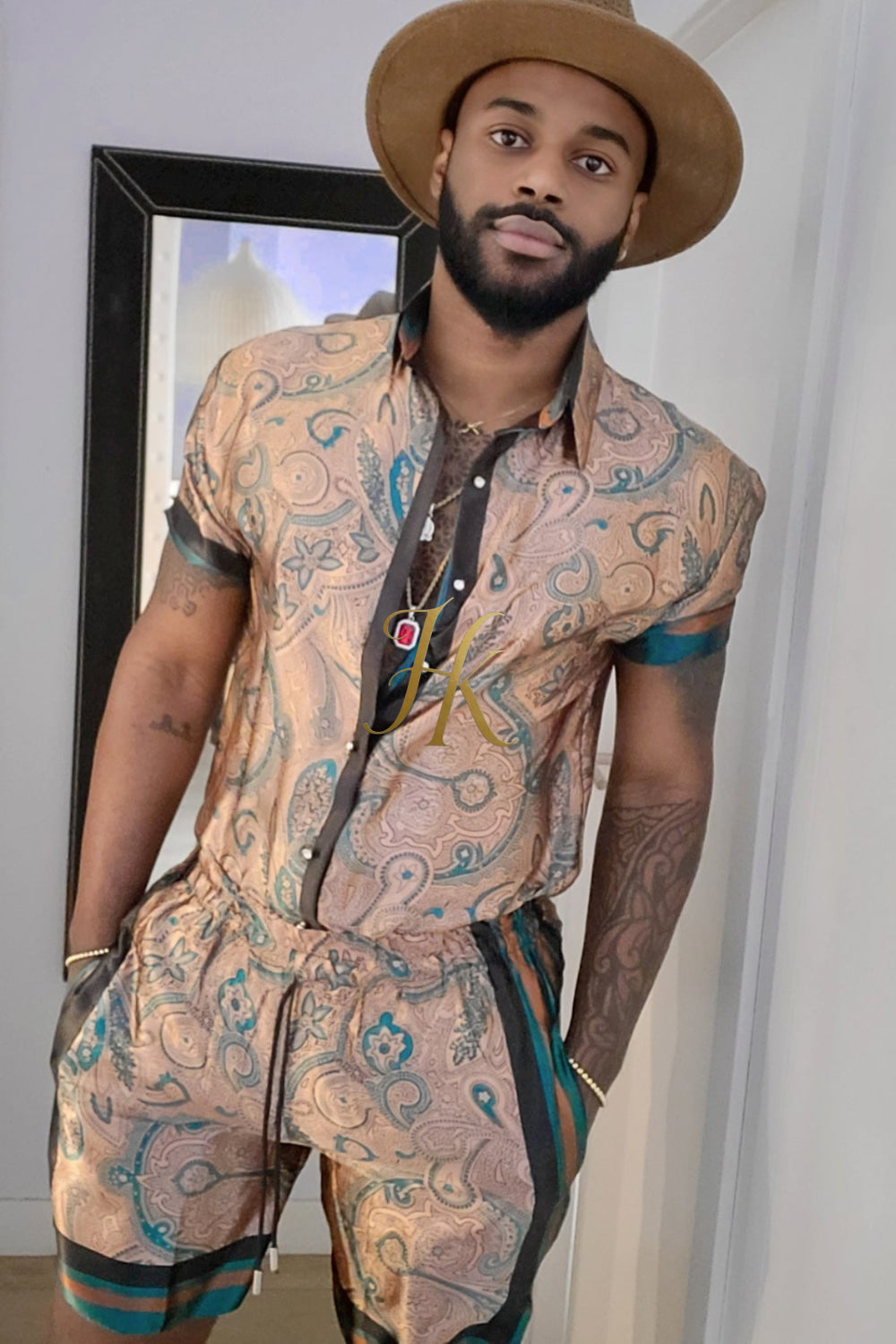Luxury Mens Kayib Designer Matching Sets