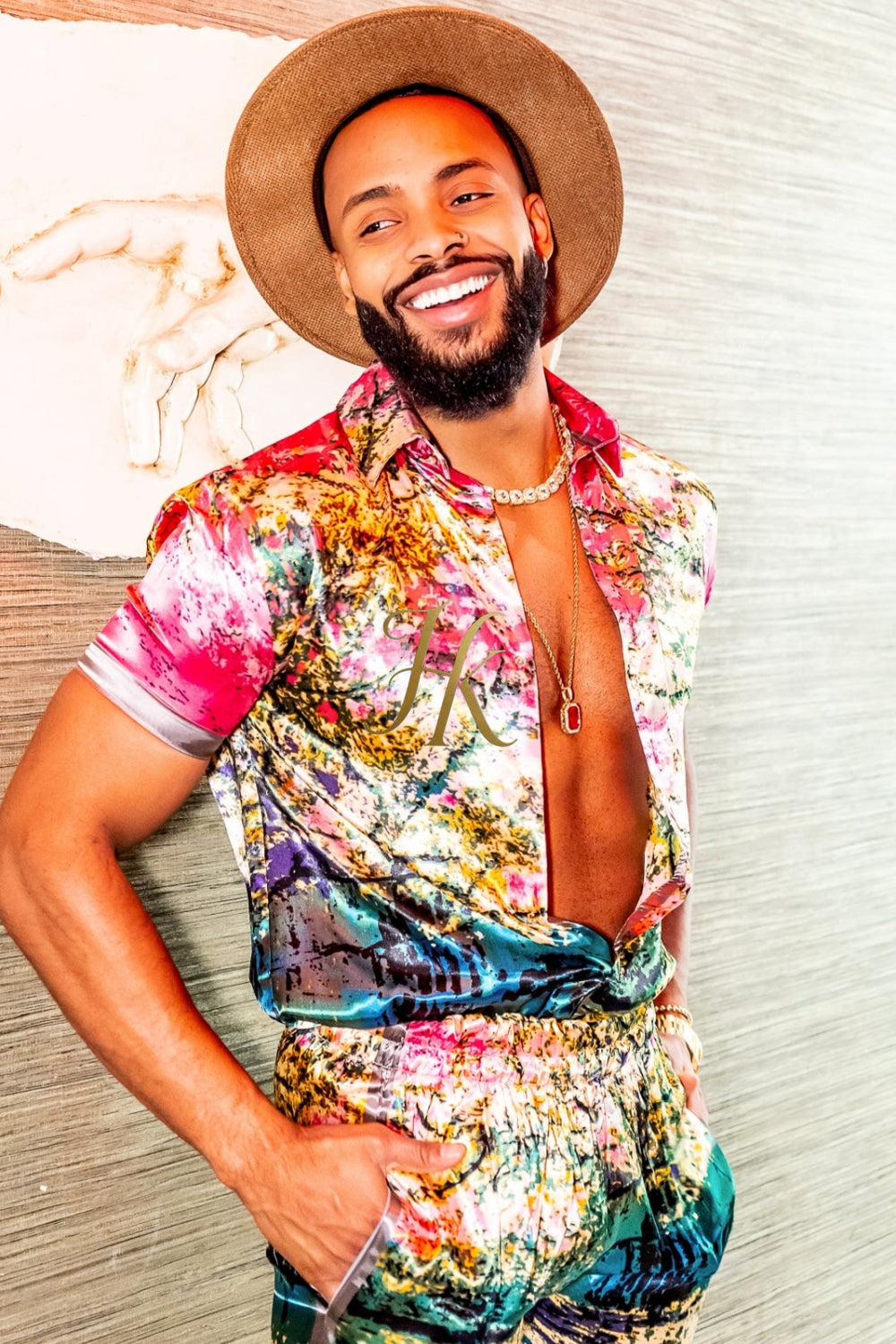 Fashion Mens Luxury Silk Dress Outfits