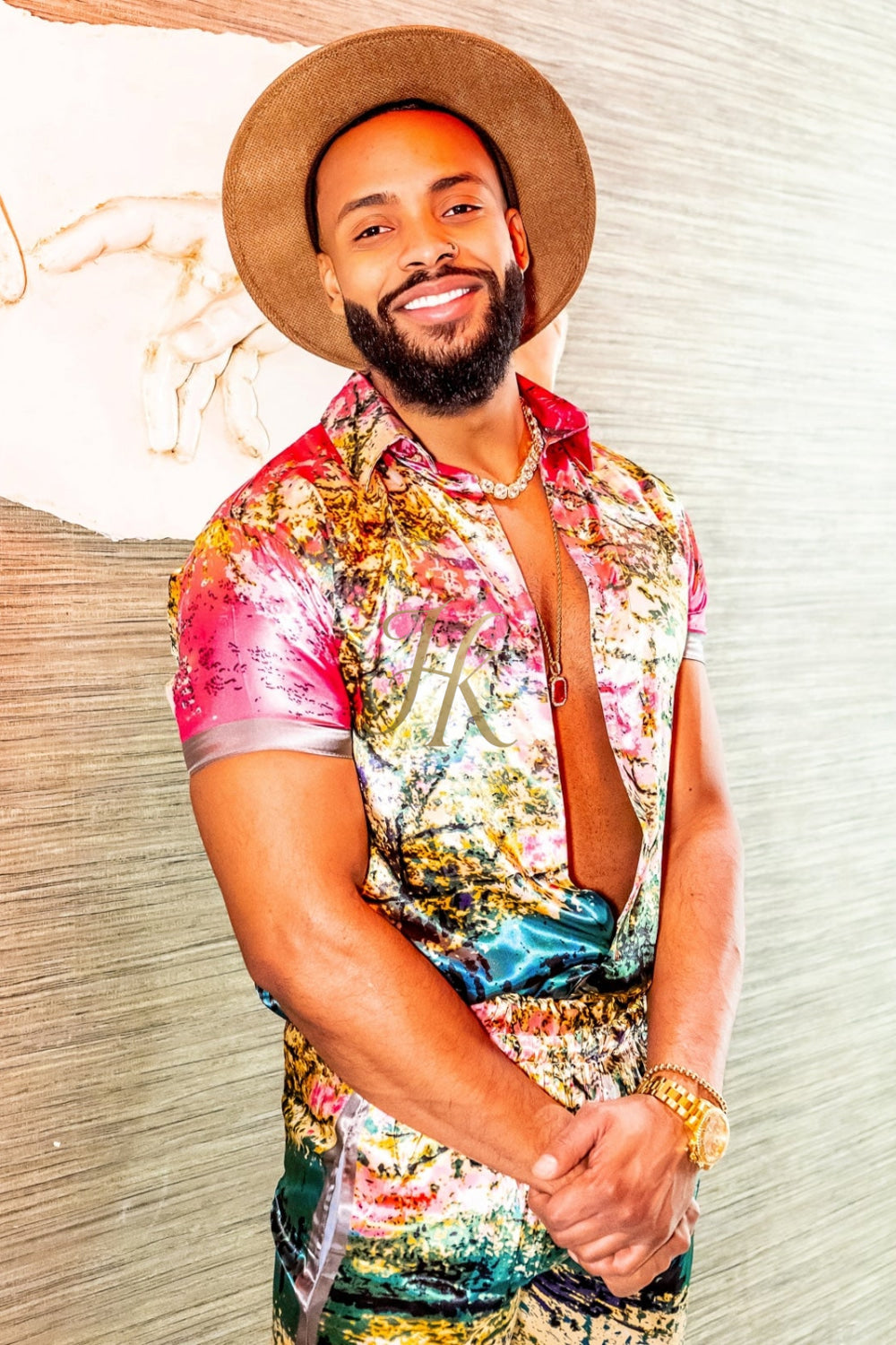 Fashion Mens Luxury Silk Dress Outfits