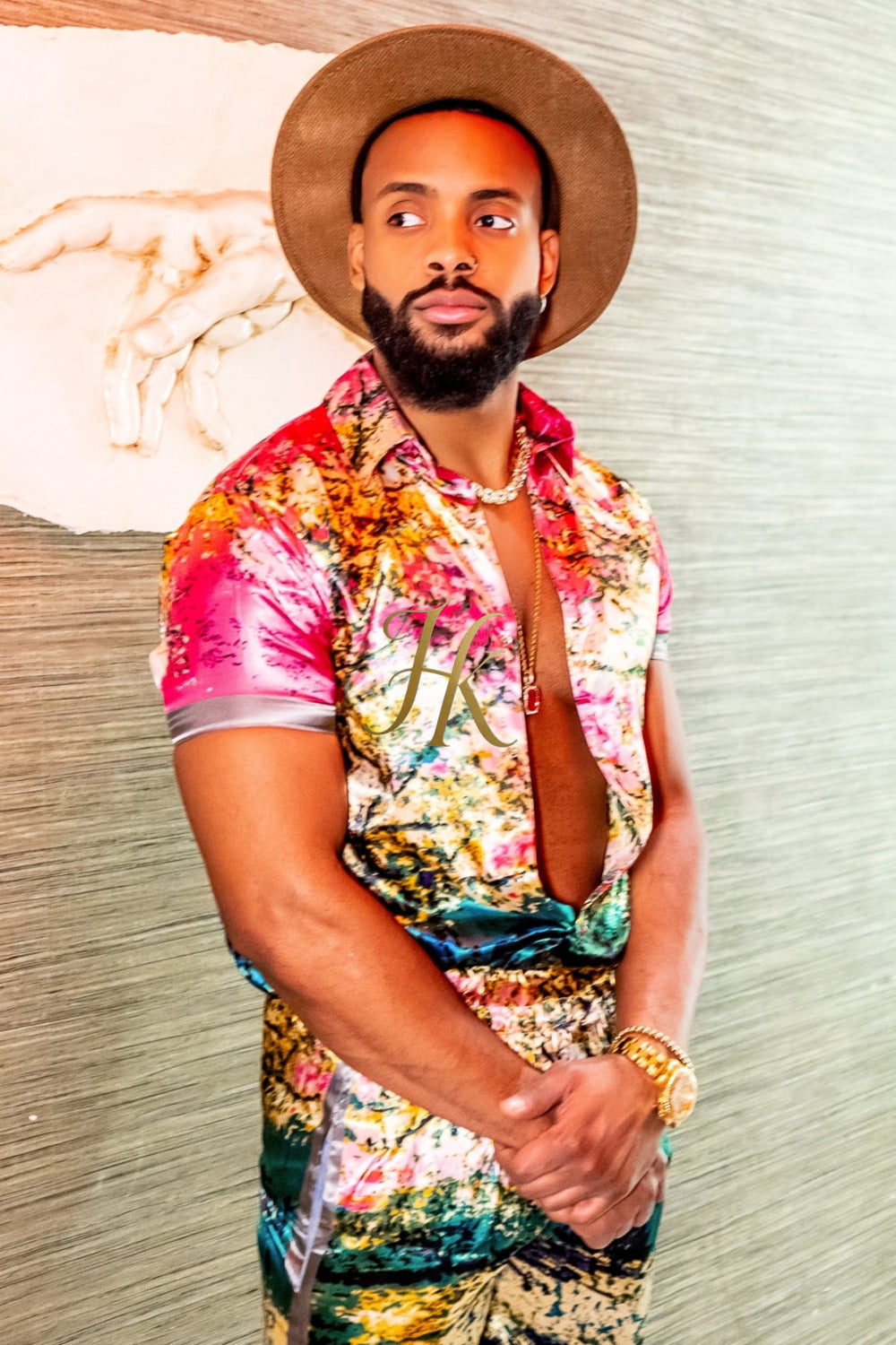 Fashion Mens Luxury Silk Dress Outfits