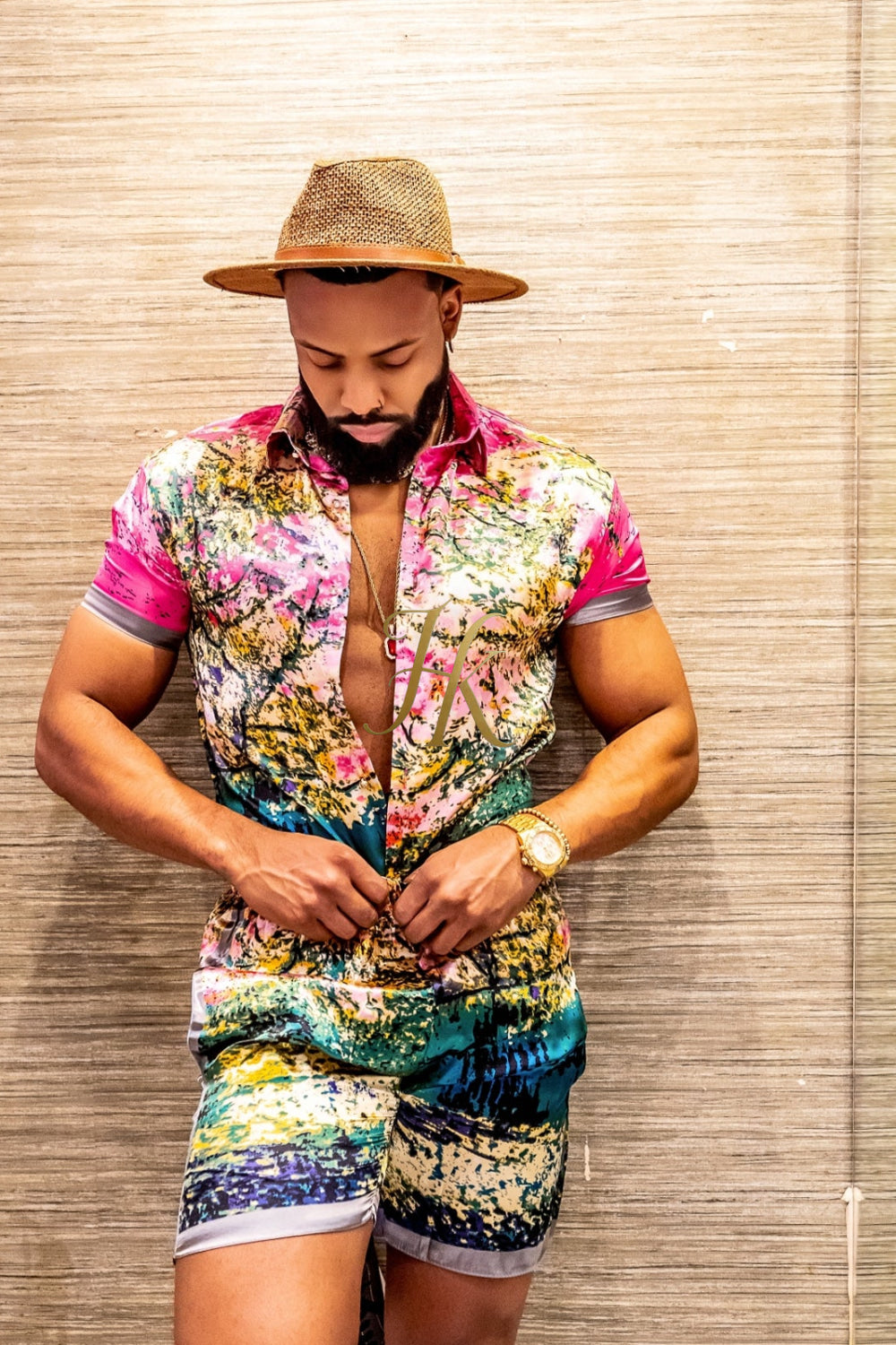 Fashion Mens Luxury Silk Dress Outfits