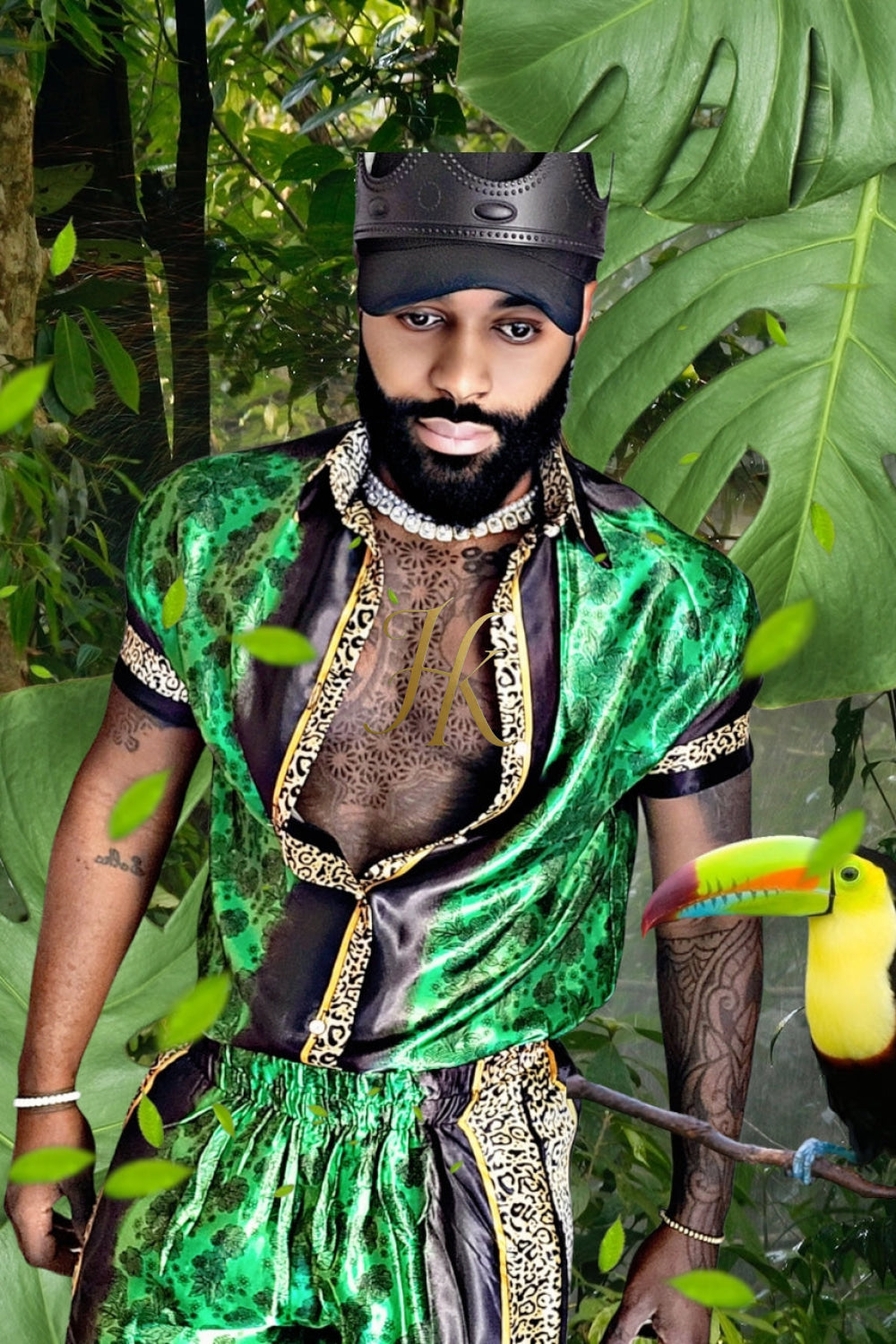 Barocco Mens Luxury Silk Dress Set Outfits