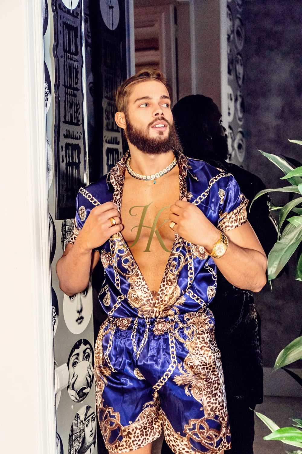 Summer Barroco Silk Clothes For Men