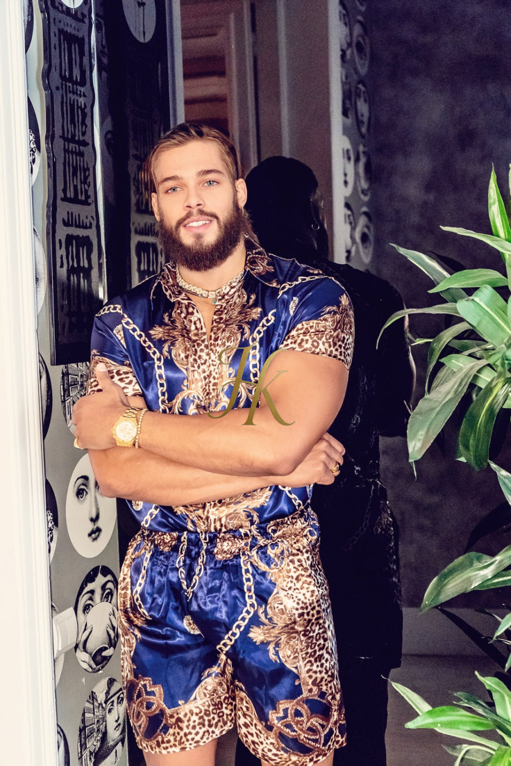 Summer Barroco Silk Clothes For Men