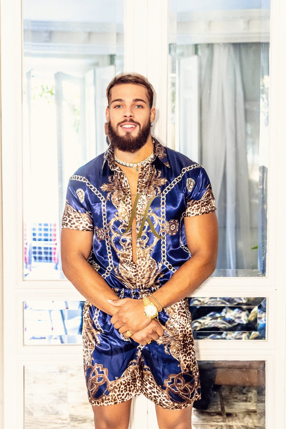 Summer Barroco Silk Clothes For Men