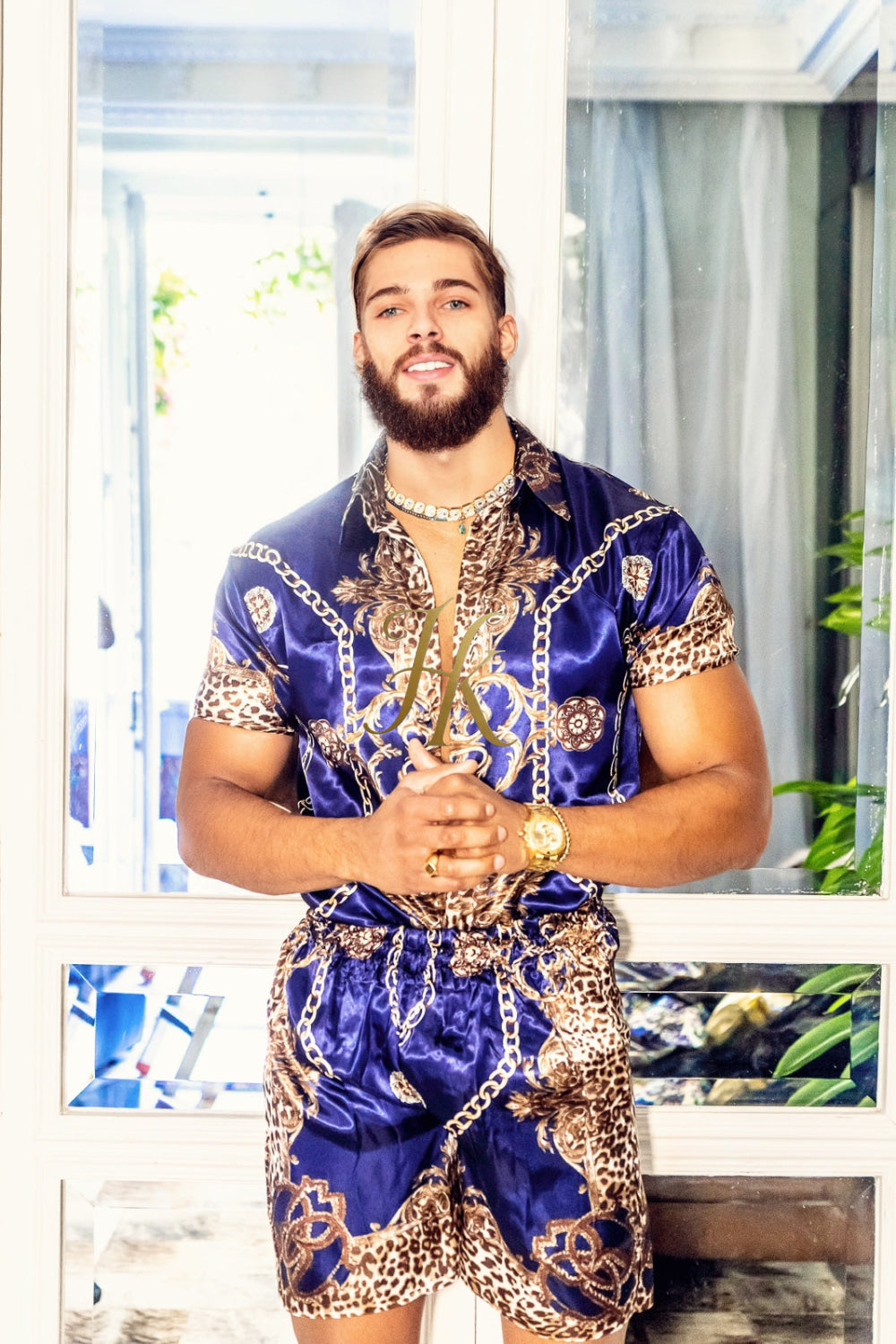 Summer Barroco Silk Clothes For Men