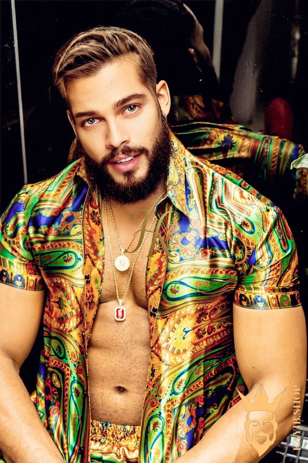 Gold Barocco Silk Set