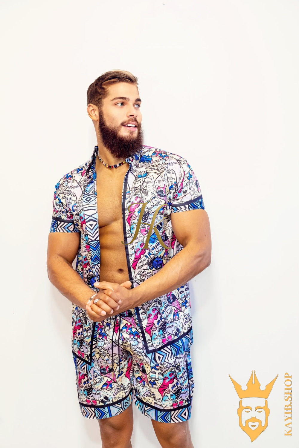 Luxury Handmade Silk Outfit - Elevate Your Style Game with This Sophisticated and Comfortable Masterpiece - Perfect for Summer Getaways and Casual Outings! - kayibstrore