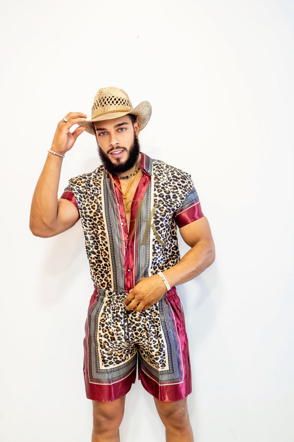 Le Maschere Print Silk Shirt - Elevate Your Style with Luxurious Comfort and Unique Design - kayibstrore