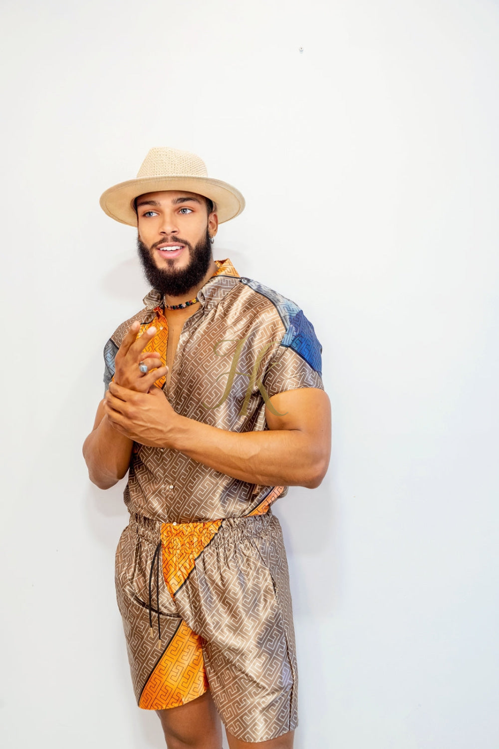 KAYIB Luxury Barroco Silk Outfit - Stand Out in Style this Summer - Premium Comfort Guaranteed - kayibstrore