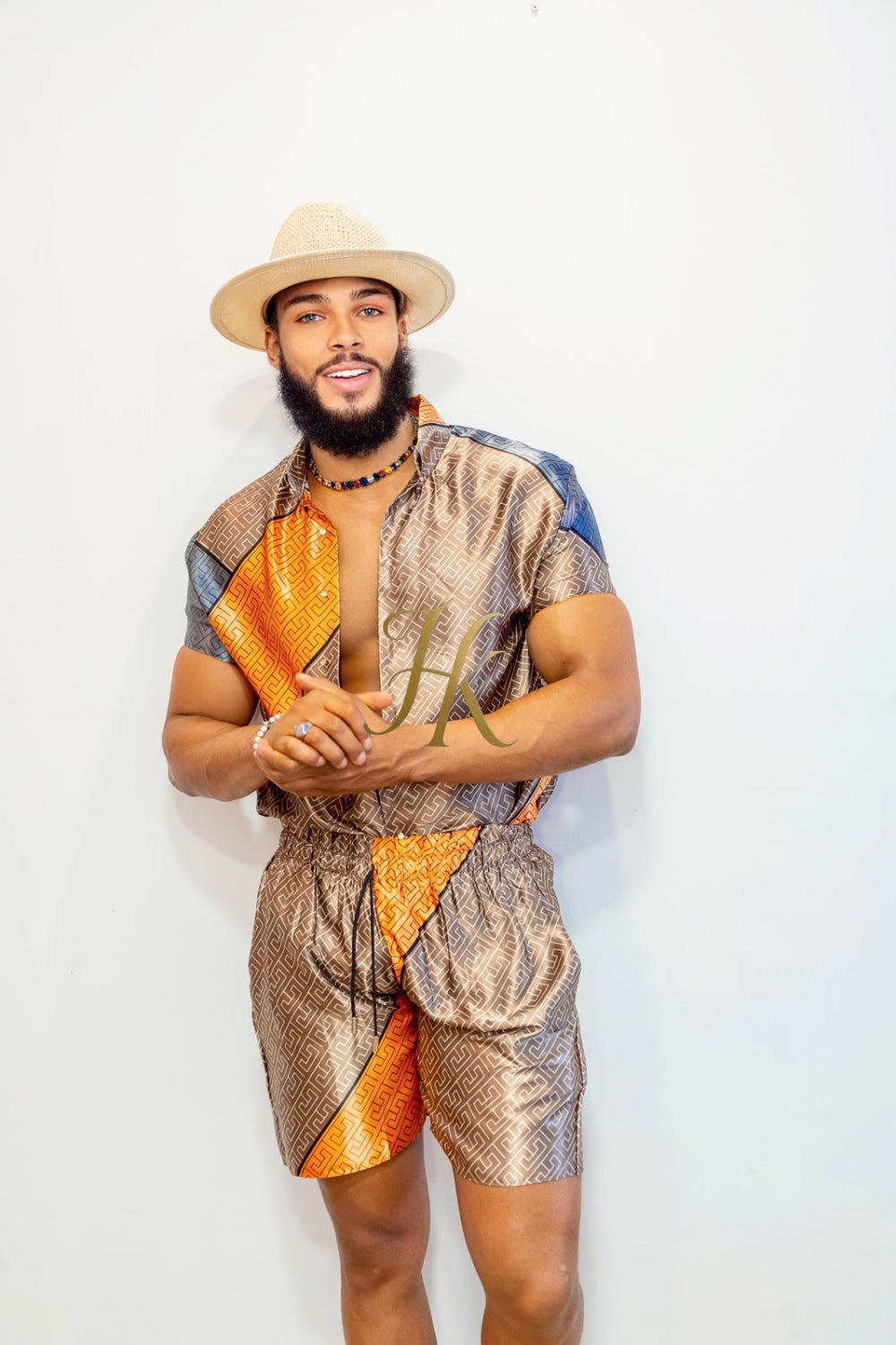 KAYIB Luxury Barroco Silk Outfit - Stand Out in Style this Summer - Premium Comfort Guaranteed - kayibstrore