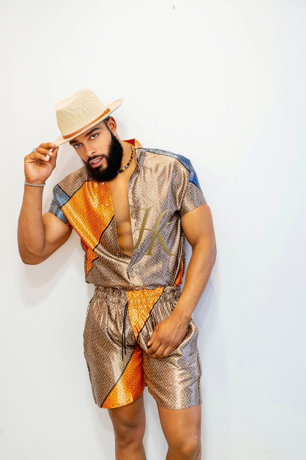 KAYIB Luxury Barroco Silk Outfit - Stand Out in Style this Summer - Premium Comfort Guaranteed - kayibstrore