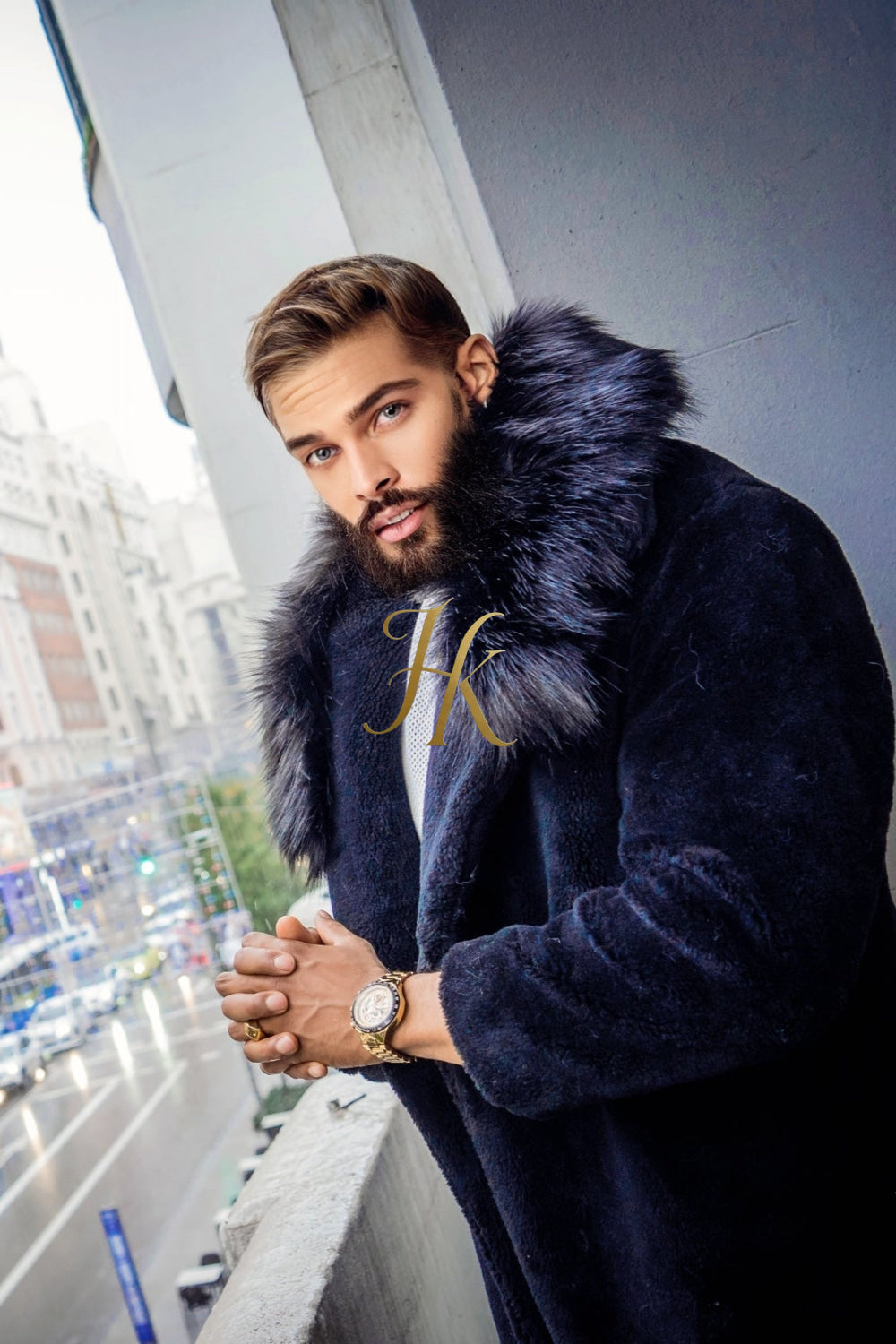 Handmade Men's Teddy Designer Coat - Endure Canadian Winters with Style and Comfort - kayibstrore