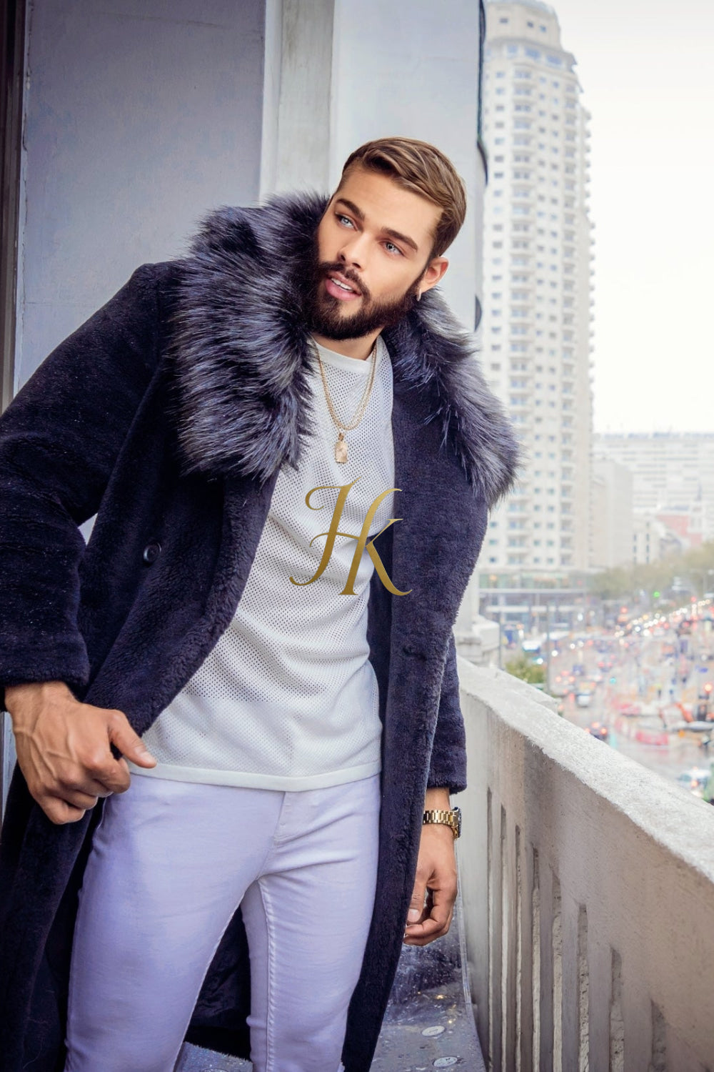 Handmade Men's Teddy Designer Coat - Endure Canadian Winters with Style and Comfort - kayibstrore