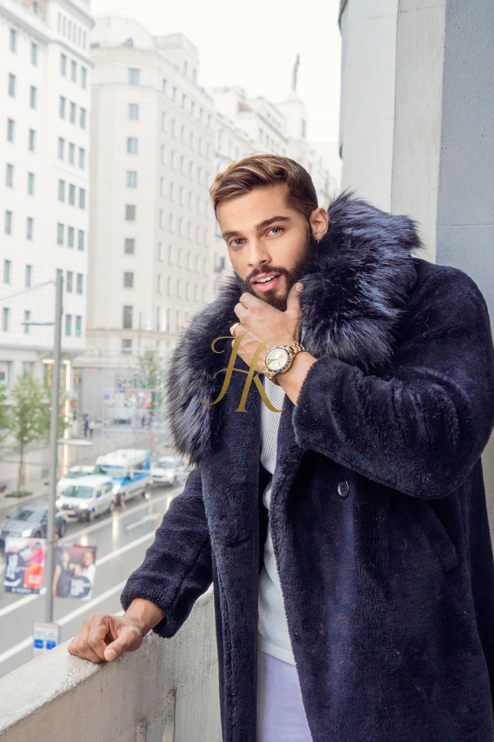 Handmade Men's Teddy Designer Coat - Endure Canadian Winters with Style and Comfort - kayibstrore