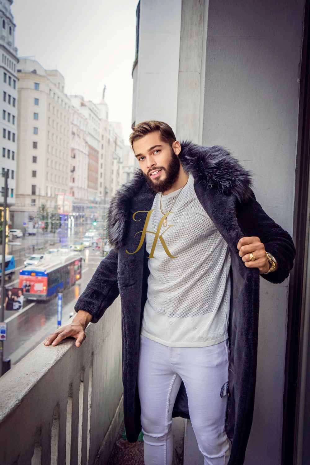 Handmade Men's Teddy Designer Coat - Endure Canadian Winters with Style and Comfort - kayibstrore