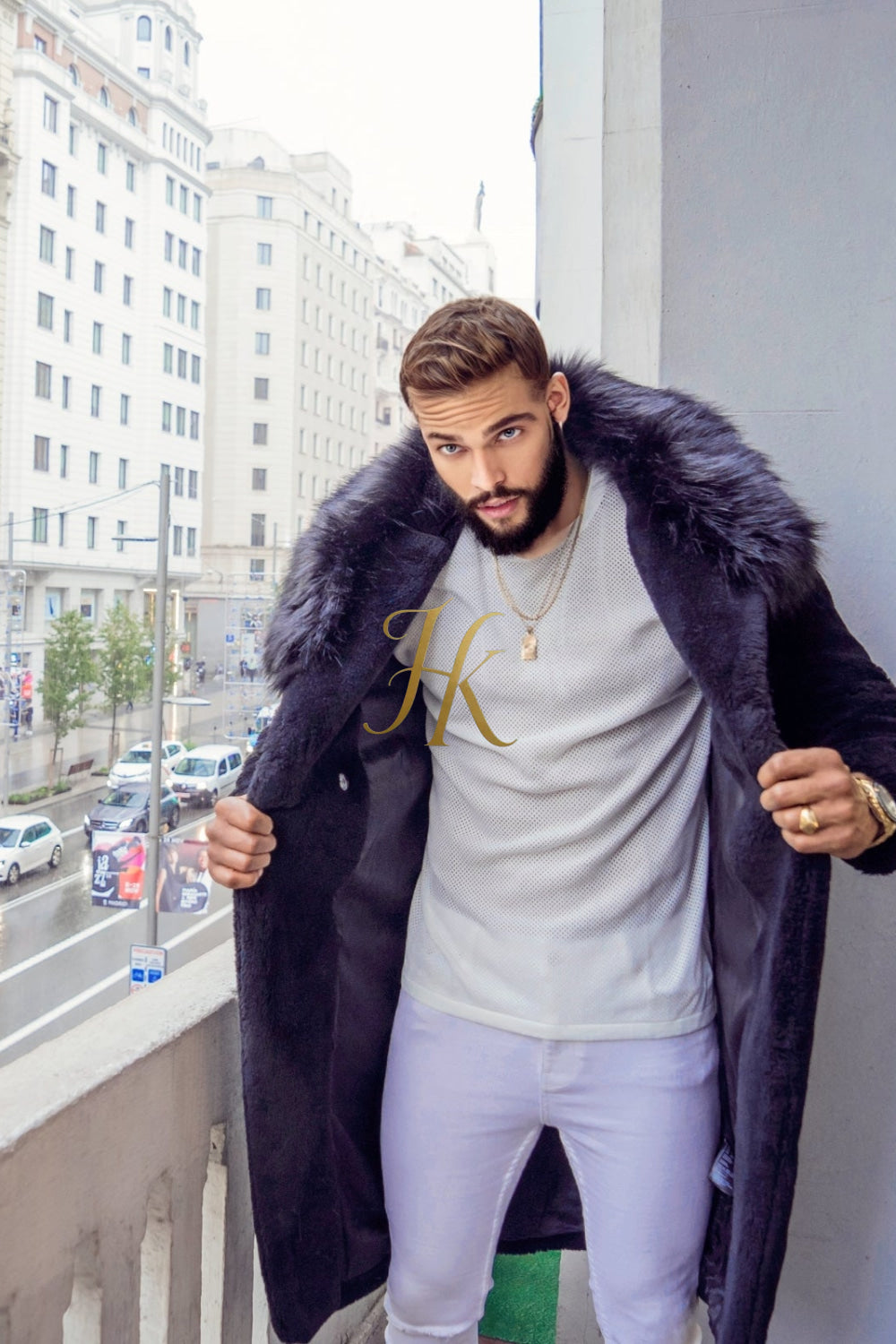 Handmade Men's Teddy Designer Coat - Endure Canadian Winters with Style and Comfort - kayibstrore