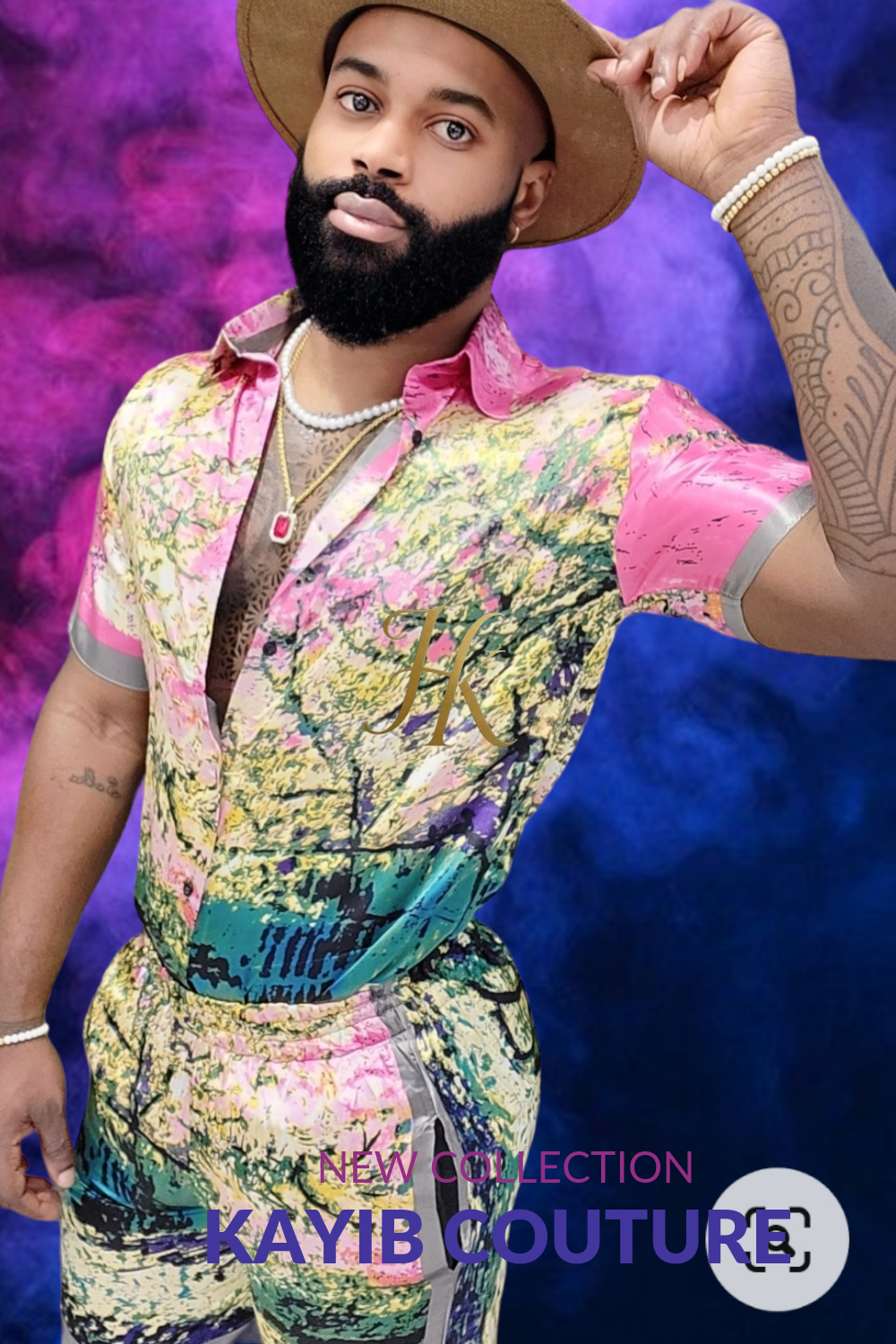 Summer Mens Barroco Silk Sets