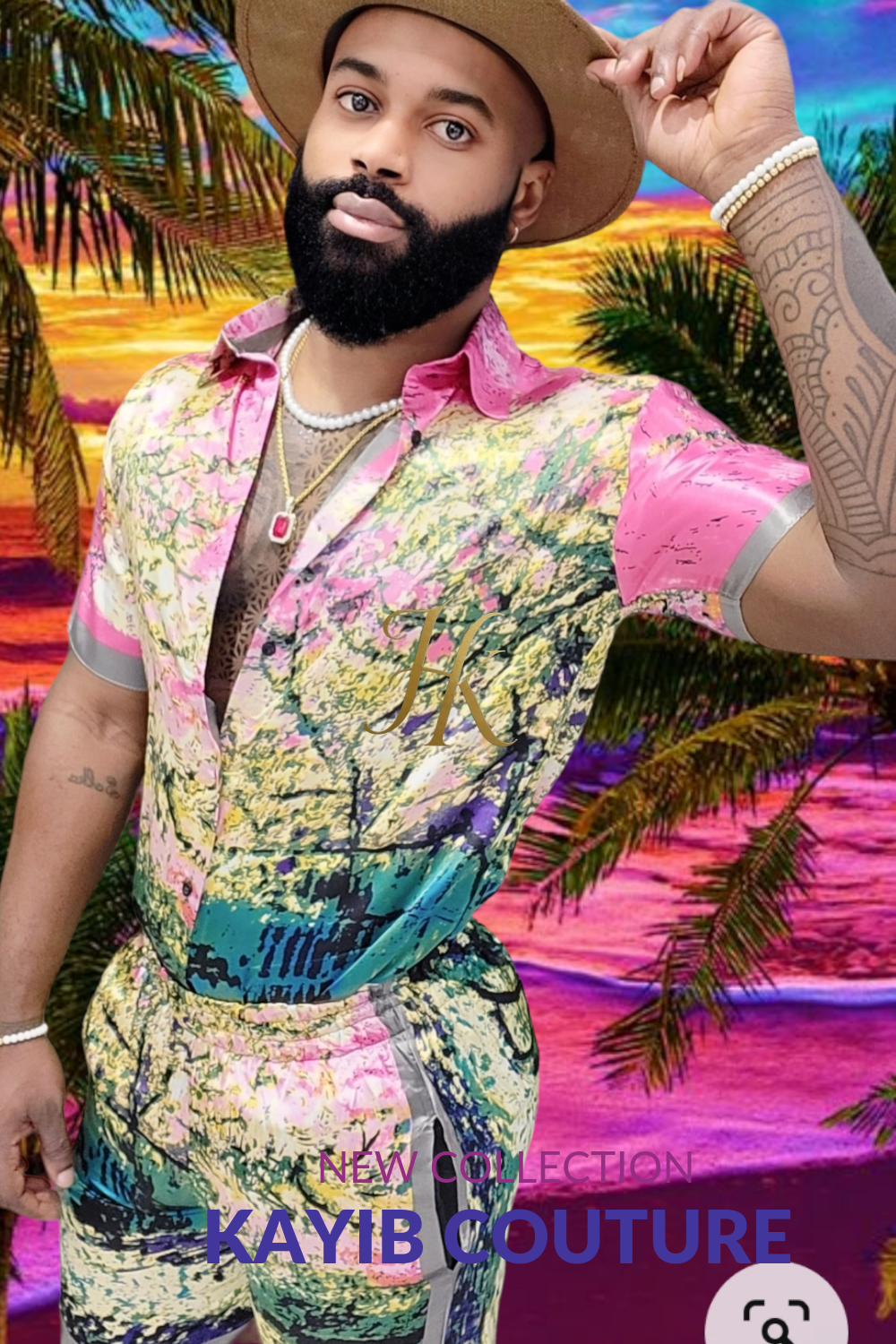 Summer Mens Barroco Silk Sets