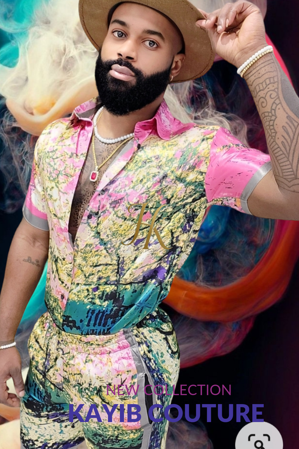 Summer Mens Barroco Silk Sets