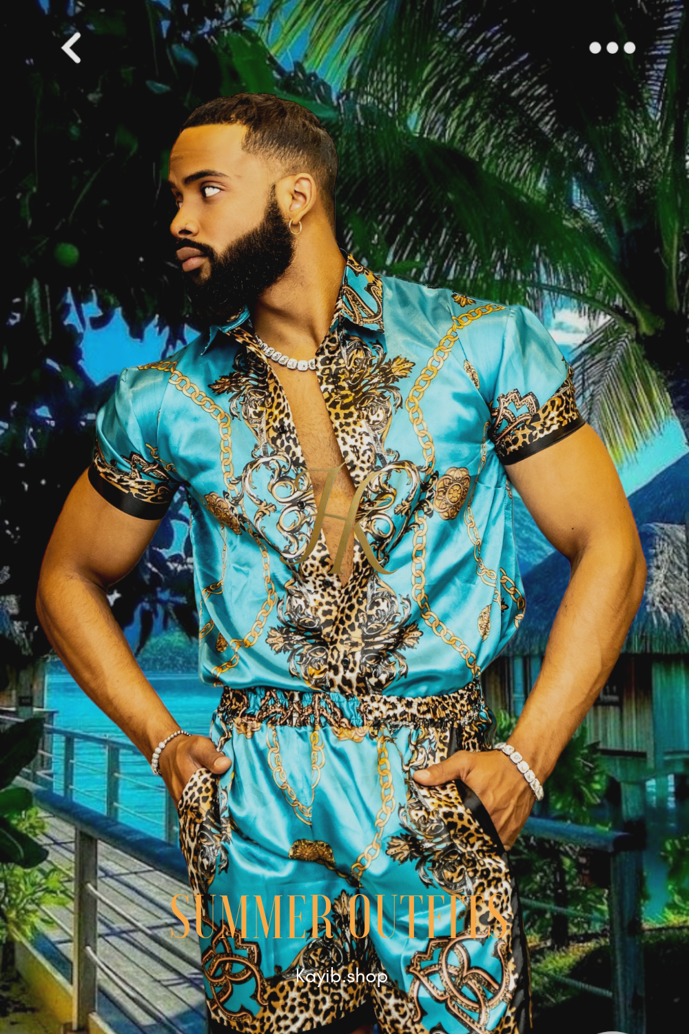 Summer Barroco Silk Outfits
