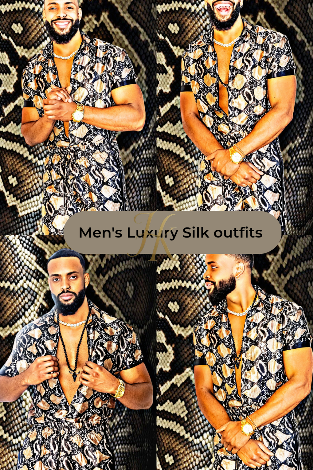 Masculine Outfits Silk Dress