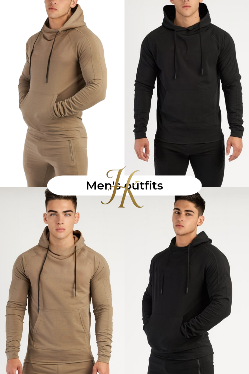 Mens Tracksuits Outfits 2Pcs