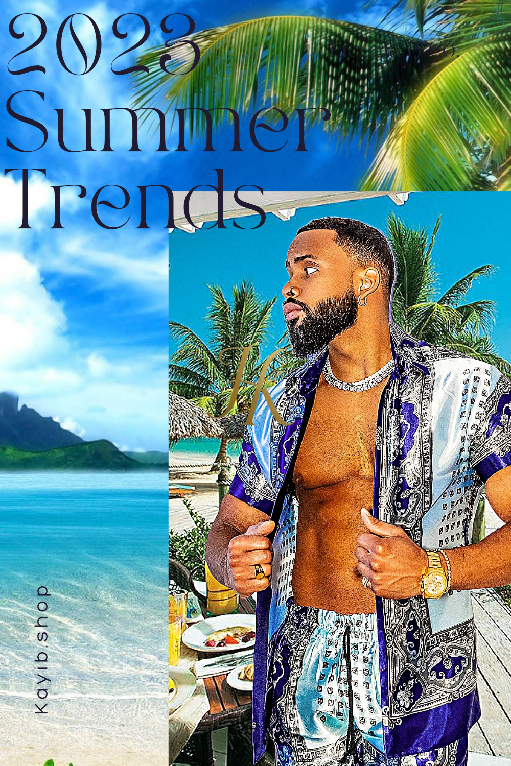 Beach Mens Summer Dress Set