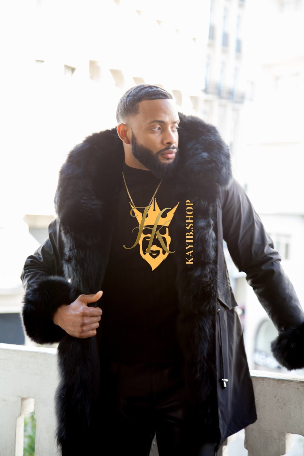 4-in-1 Men's Parka Winter Jacket - Handmade Luxury with Versatile Design - Stay Warm and Stylish All Season Long - kayibstrore