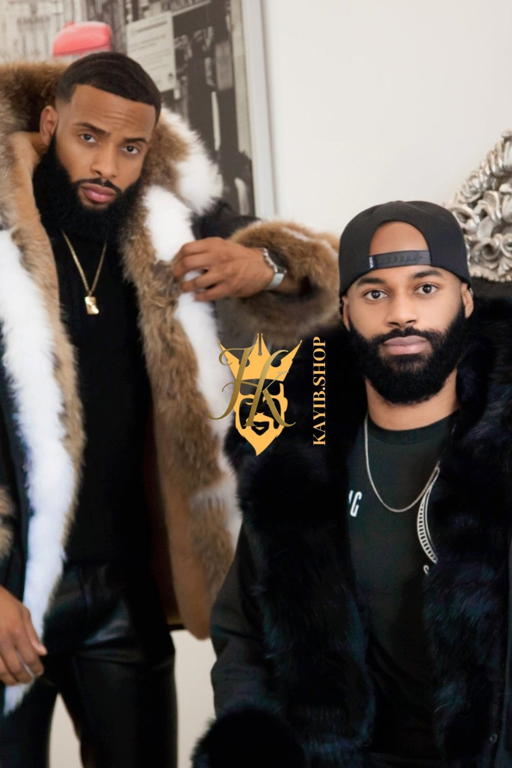 4-in-1 Men's Parka Winter Jacket - Handmade Luxury with Versatile Design - Stay Warm and Stylish All Season Long - kayibstrore