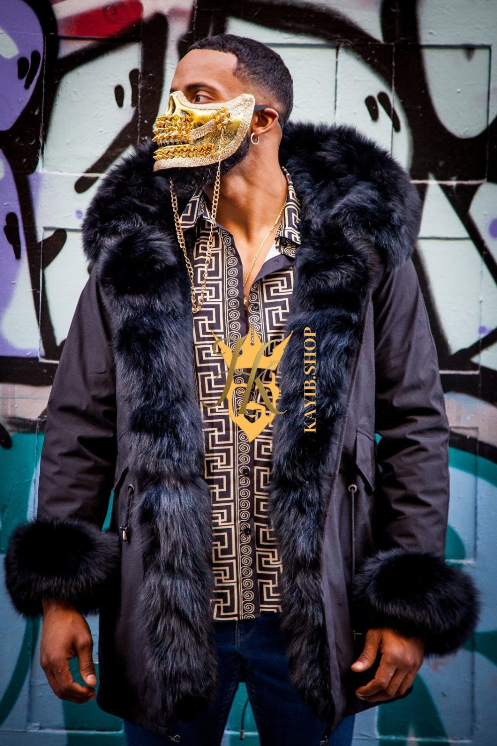 4-in-1 Men's Parka Winter Jacket - Handmade Luxury with Versatile Design - Stay Warm and Stylish All Season Long - kayibstrore