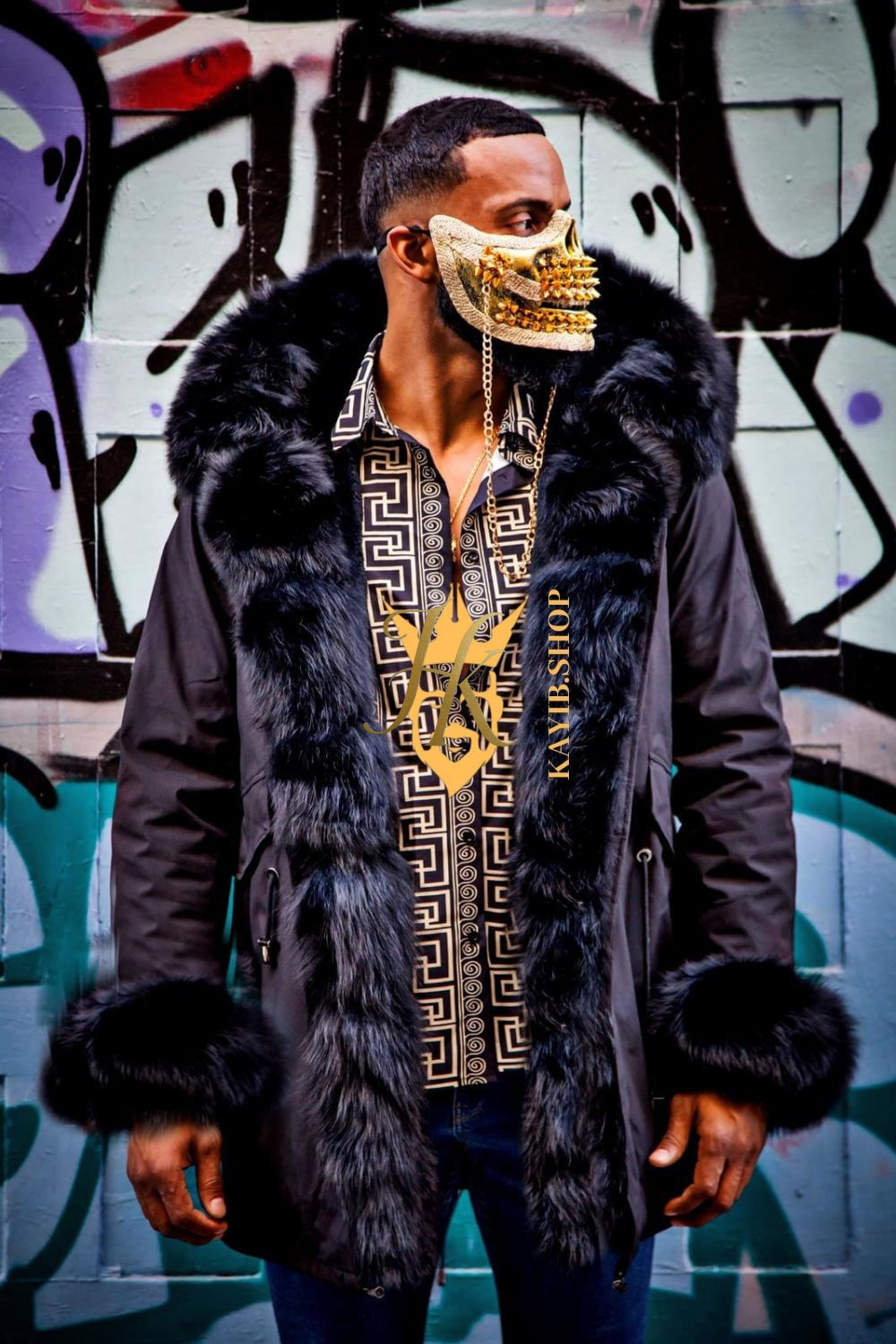 4-in-1 Men's Parka Winter Jacket - Handmade Luxury with Versatile Design - Stay Warm and Stylish All Season Long - kayibstrore