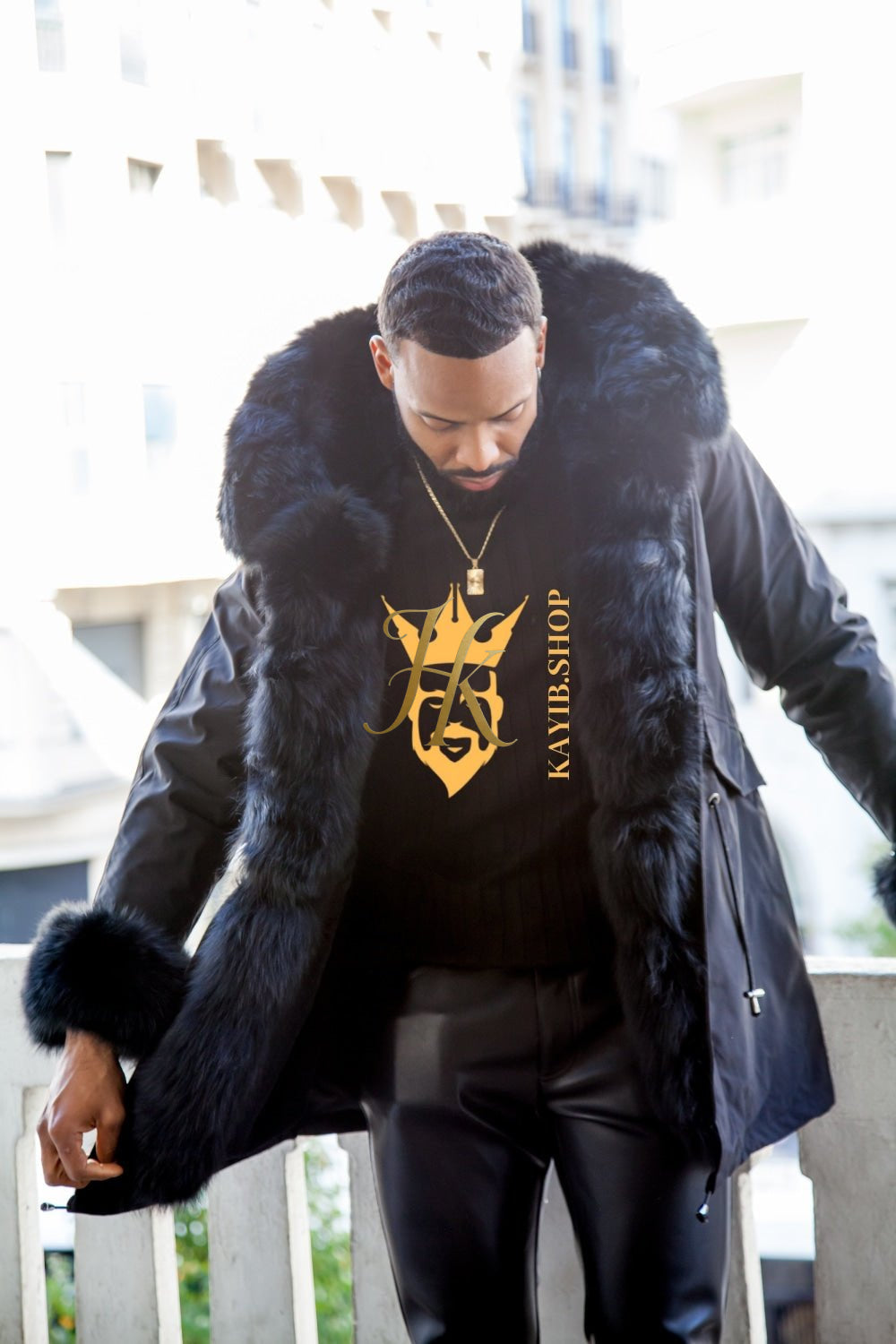 4-in-1 Men's Parka Winter Jacket - Handmade Luxury with Versatile Design - Stay Warm and Stylish All Season Long - kayibstrore