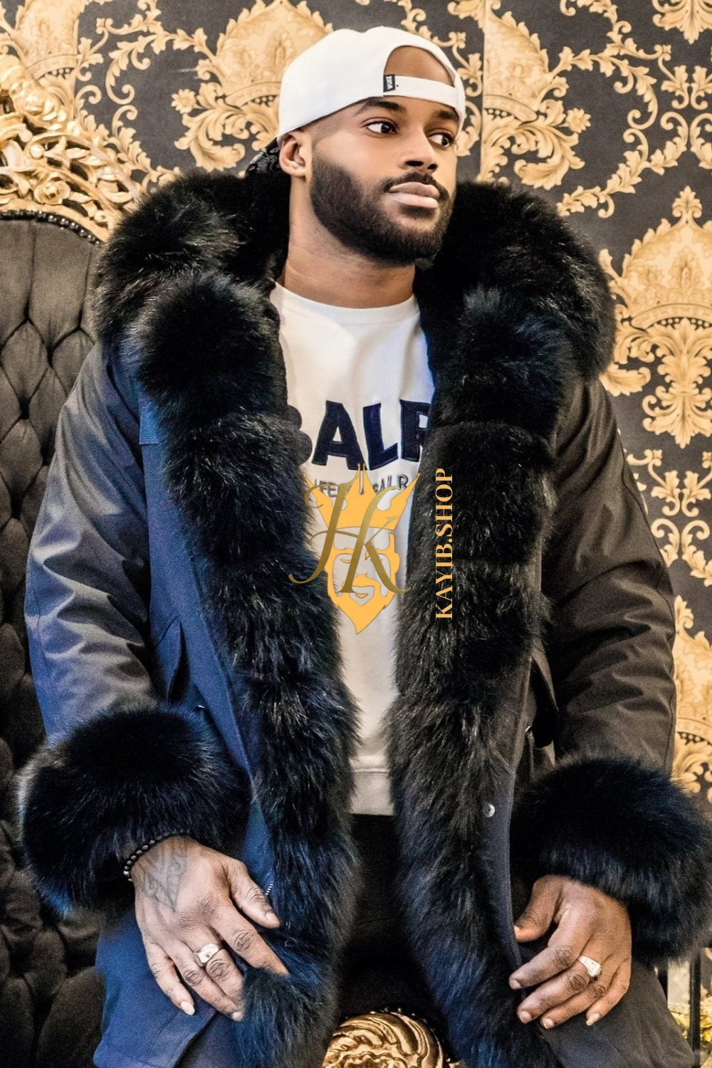 4-in-1 Men's Parka Winter Jacket - Handmade Luxury with Versatile Design - Stay Warm and Stylish All Season Long - kayibstrore