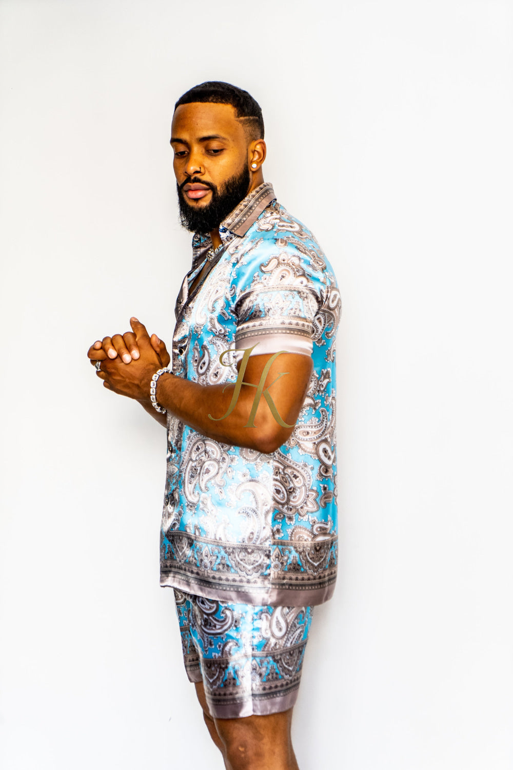 Designer Barocco Silk Set