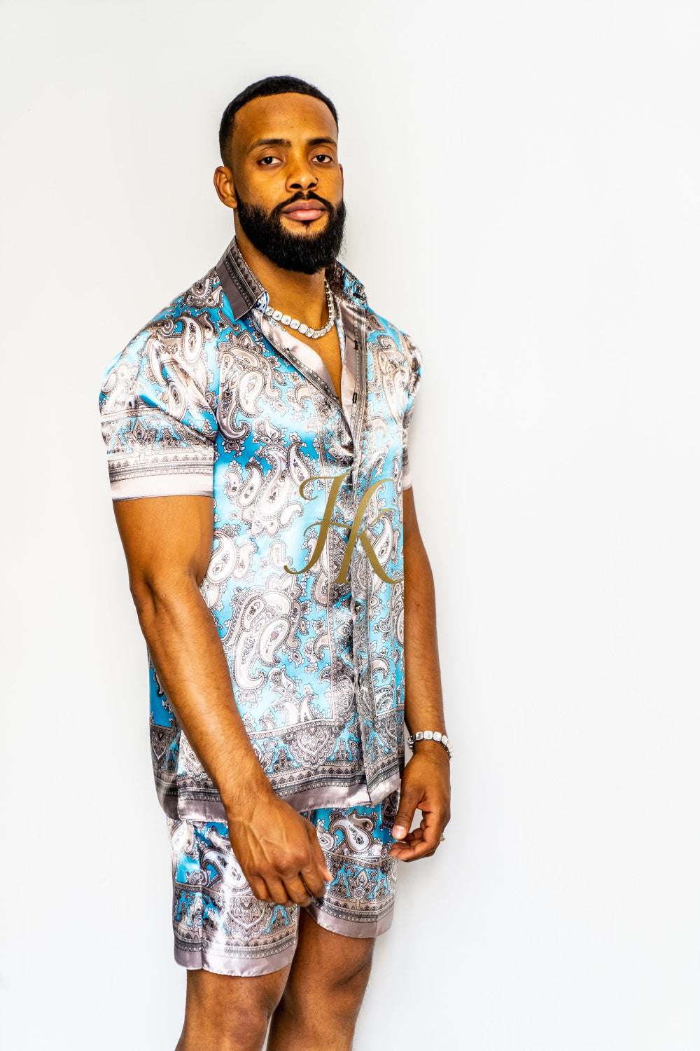 Designer Barocco Silk Set