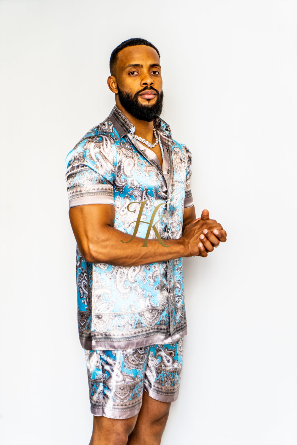 Designer Barocco Silk Set