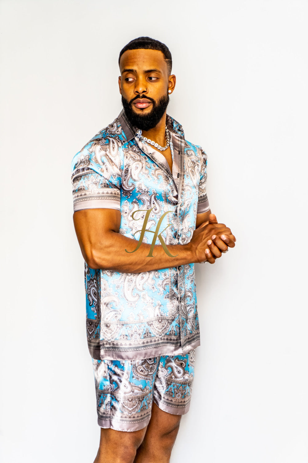 Designer Barocco Silk Set