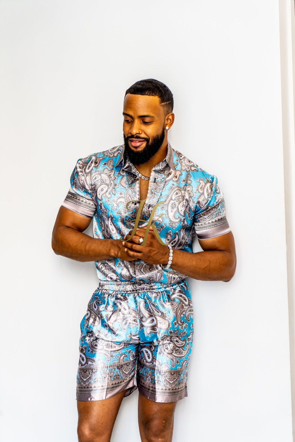 Designer Barocco Silk Set