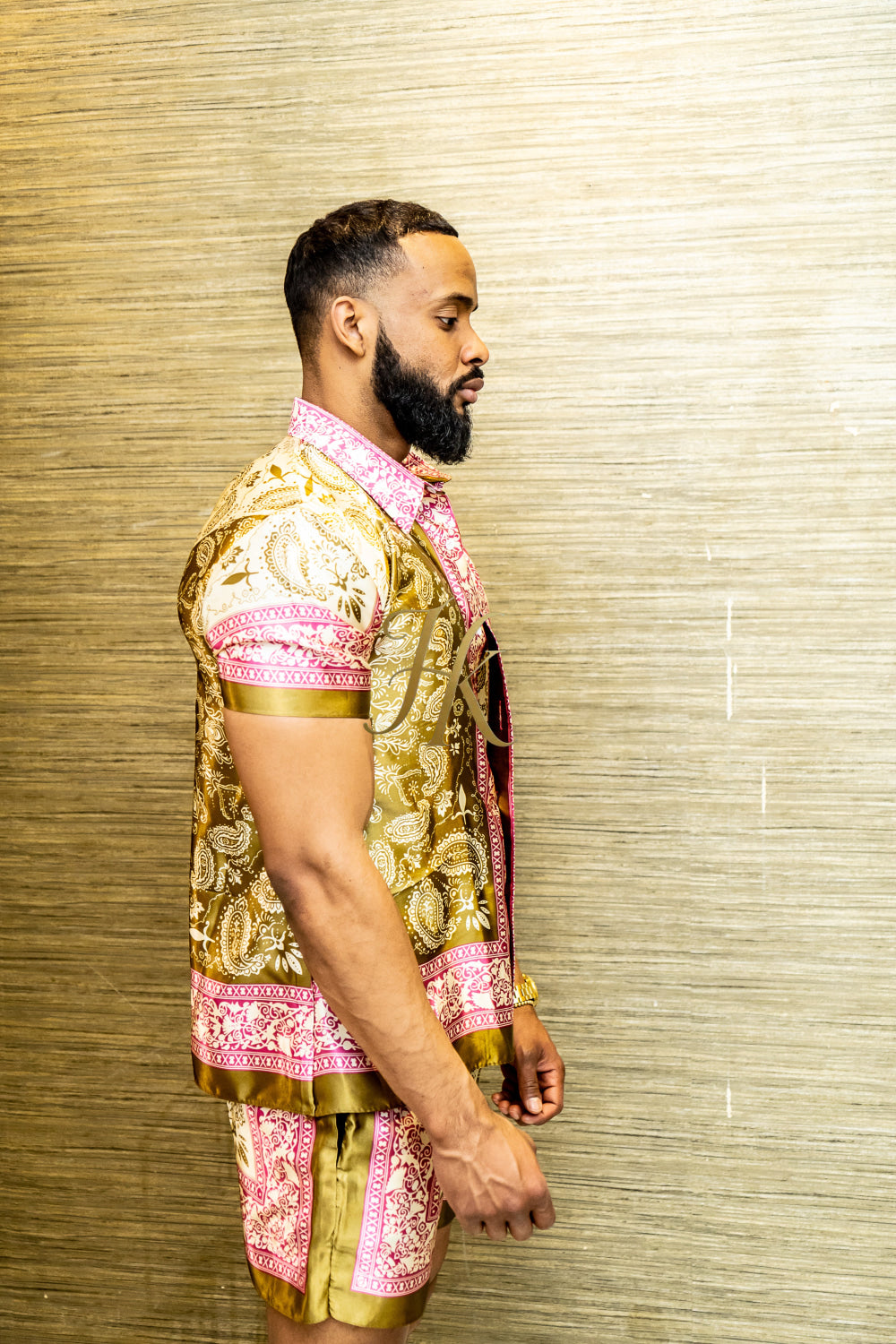 Mens Barocco Silk Set