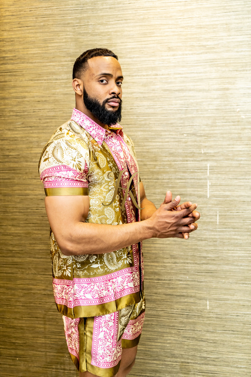 Mens Barocco Silk Set