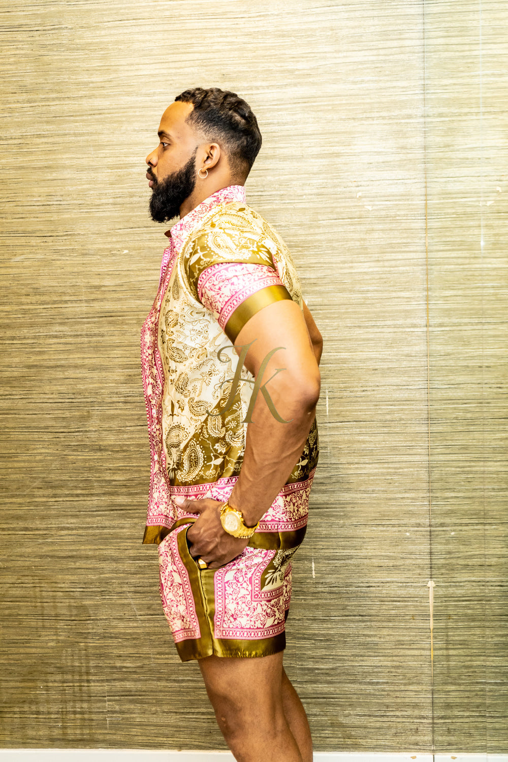 Mens Barocco Silk Set